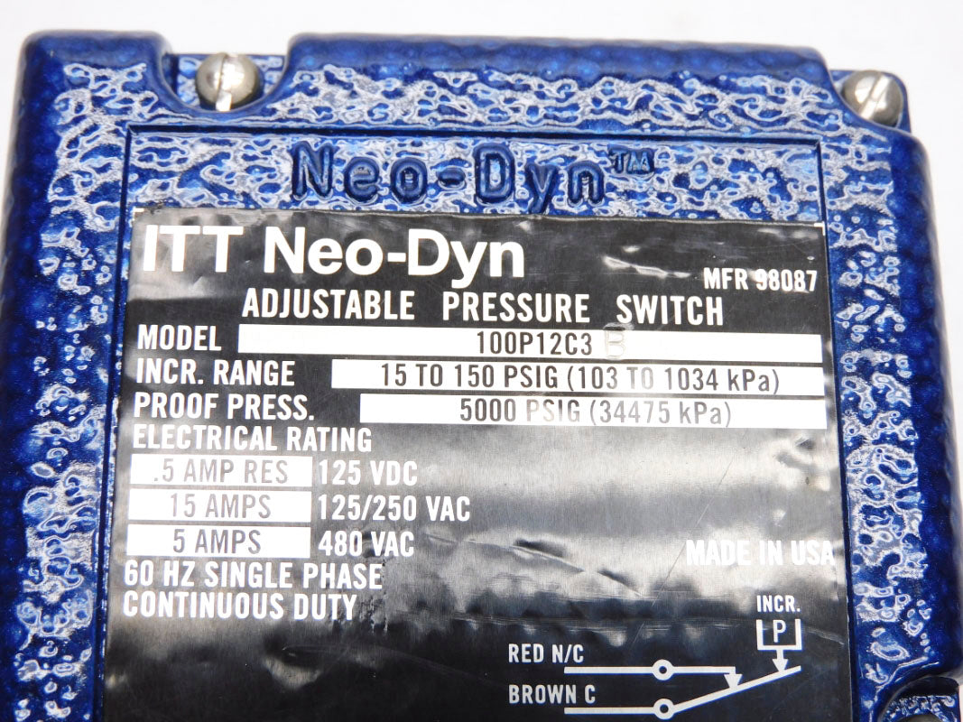 ITT 100P12C3B 15-150PSIG NSMP