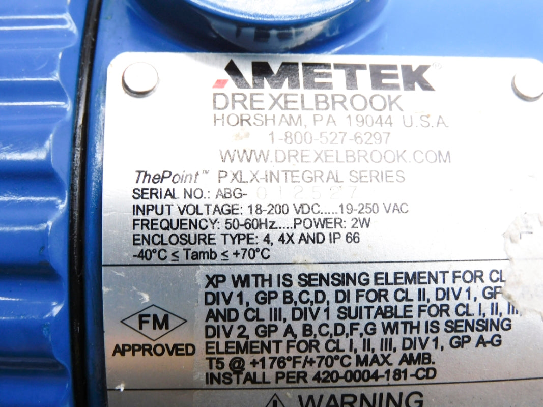 AMETEK PXLX-INTEGRAL 18-200VDC NSNP