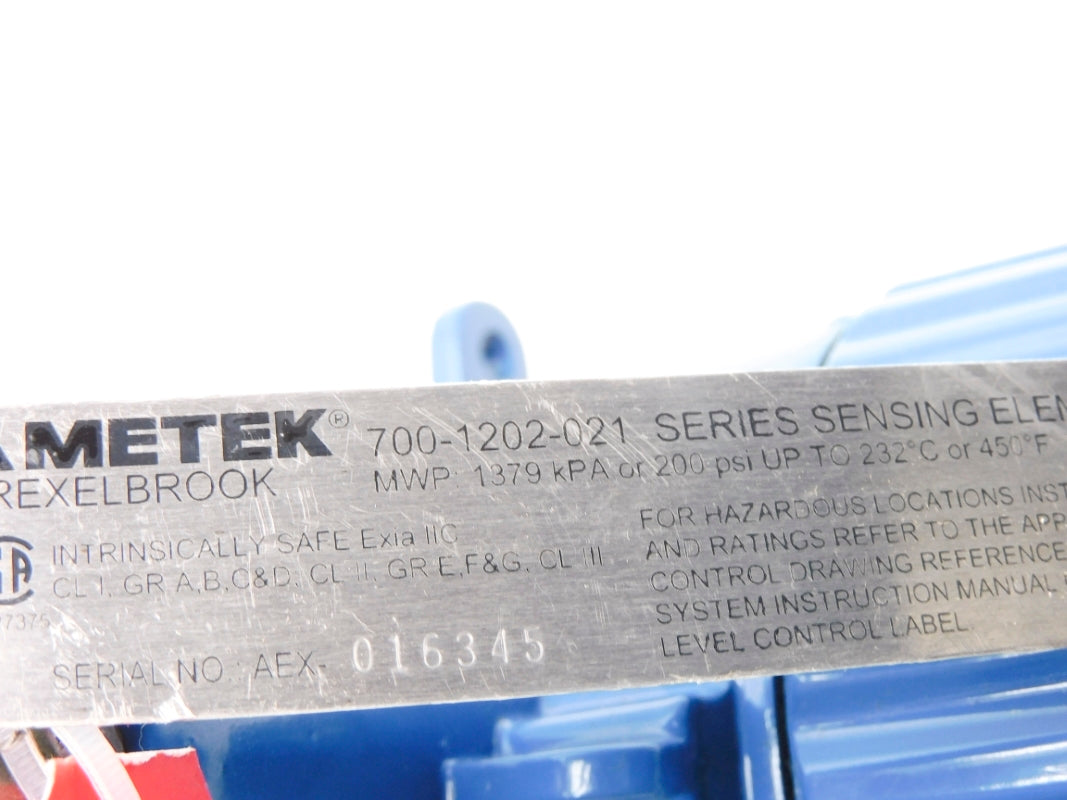 AMETEK 700-1202-021 200PSI NSNP