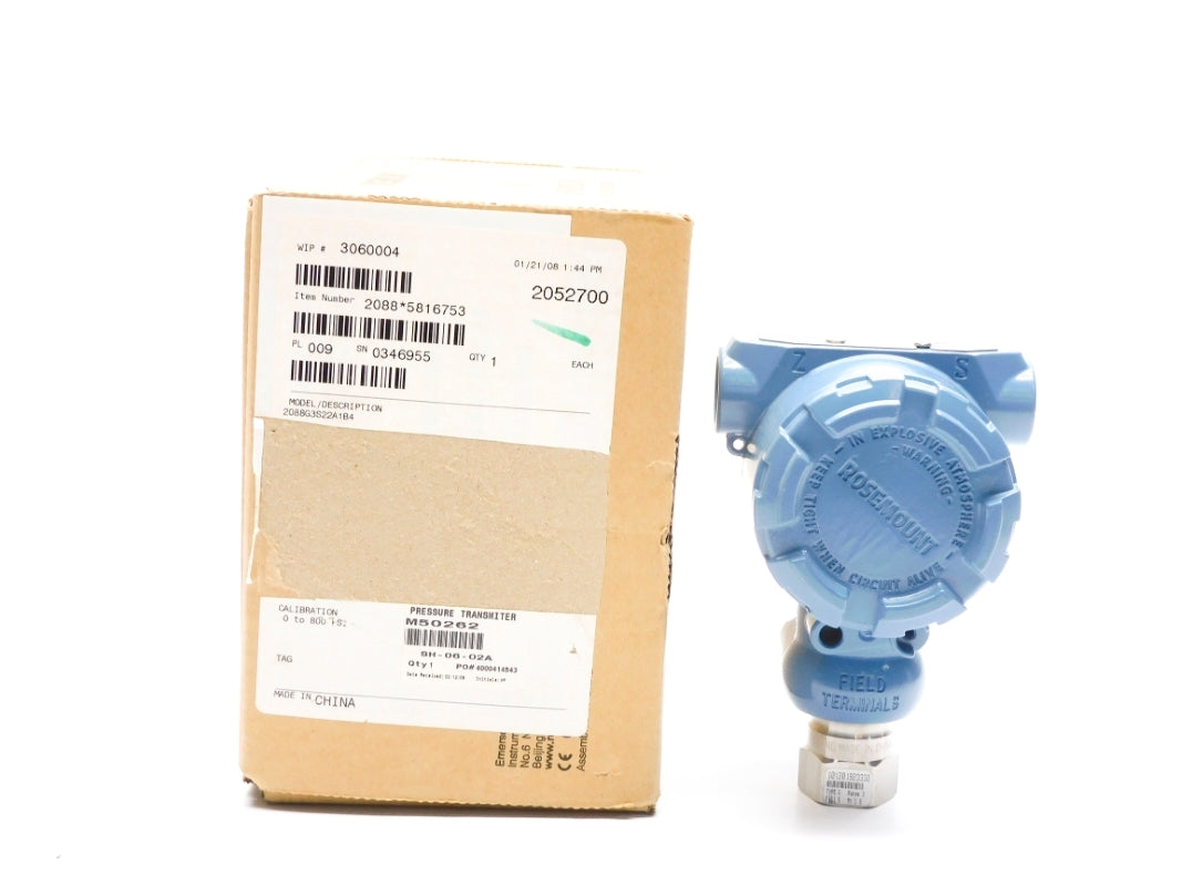 ROSEMOUNT 2088G3S22A1B4 0-800PSI NSMP