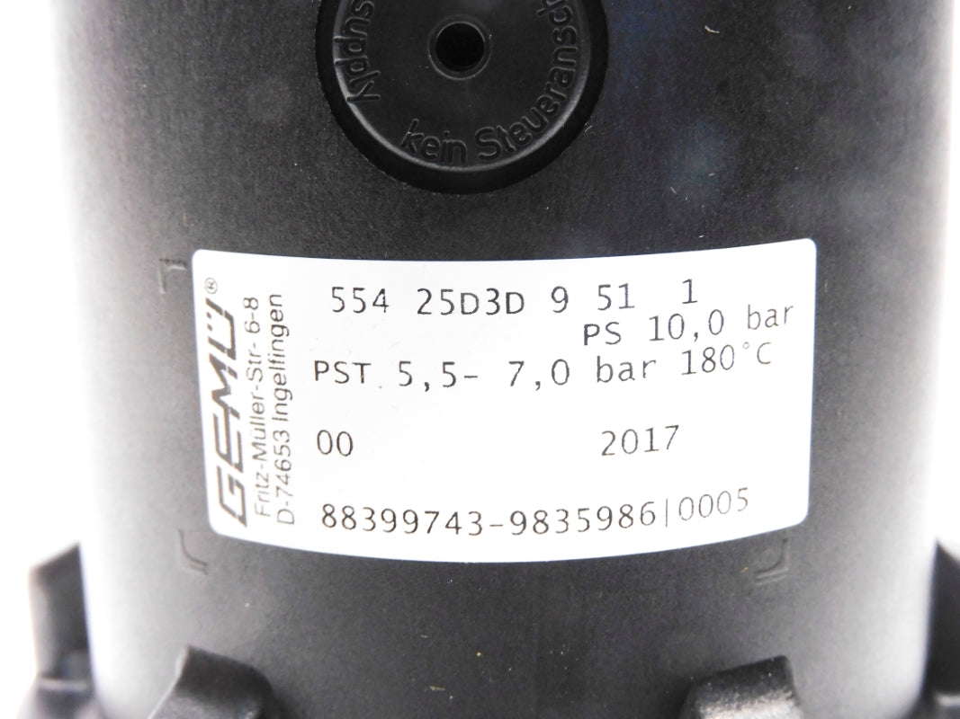 GEMU 55425D3D9511 88399743-00 1" NSMP