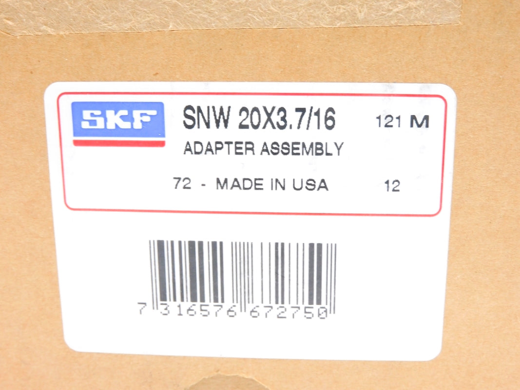 SKF SNW20X3.7/16 NSMP