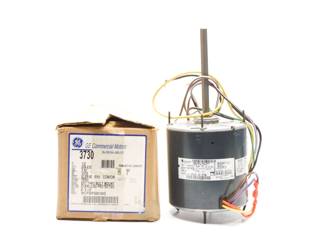 GENERAL ELECTRIC 5KCP39PGS618AS 1/2HP 1075RPM NSMP