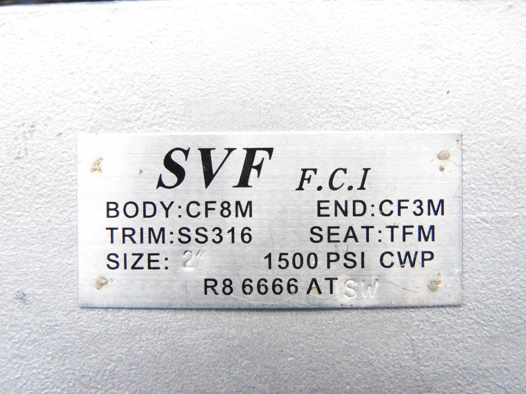 SVF CF8M 1500PSI 2" NSNP