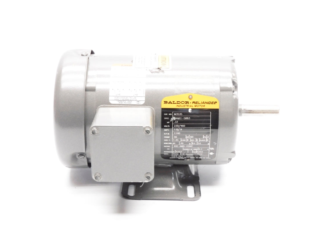 BALDOR M3535 .33HP 1140RPM (AS PICTURED) NSNP