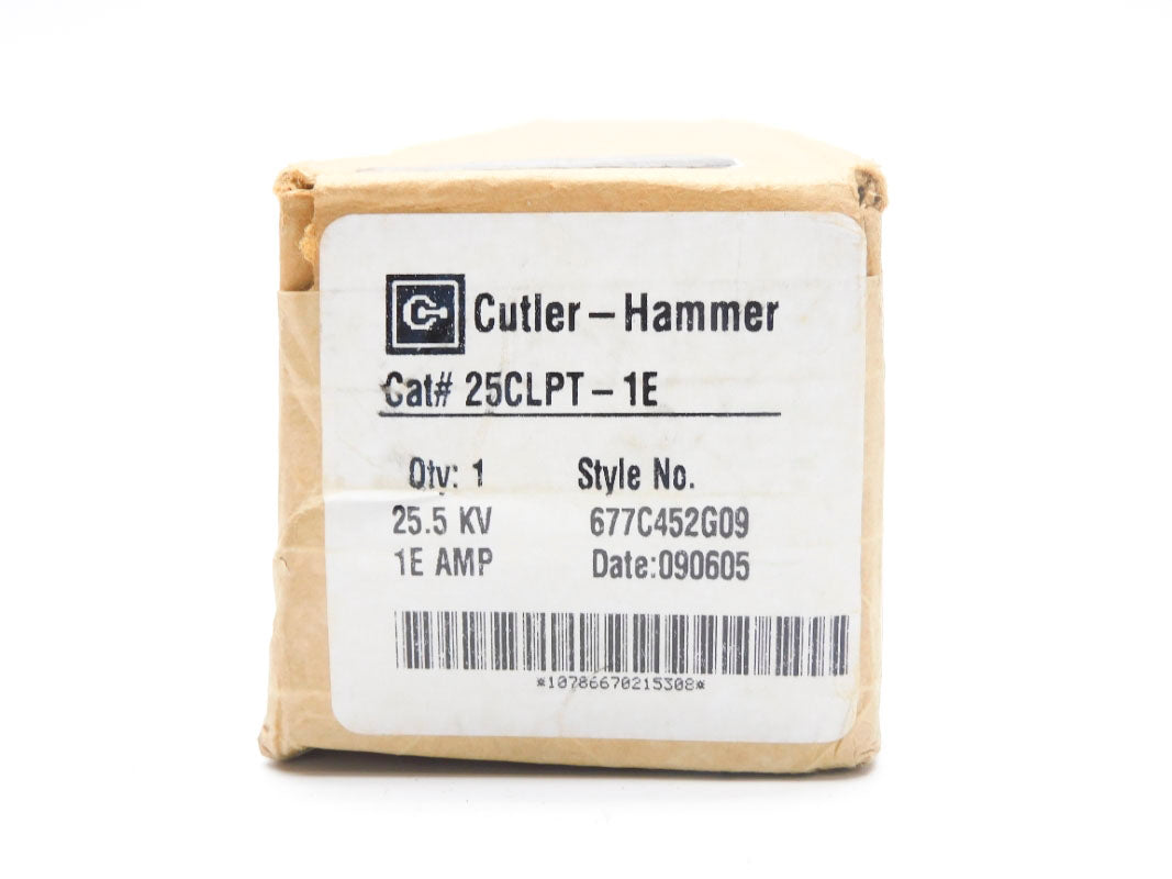 CUTLER HAMMER 25CLPT-1E 677C452G09 25.5KV 1A NSFS