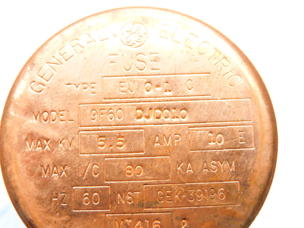 GENERAL ELECTRIC 9F60DJD010 EJ0-1C 5.5KV 10A NSMP