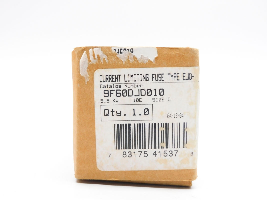 GENERAL ELECTRIC 9F60DJD010 EJ0-1C 5.5KV 10A NSMP