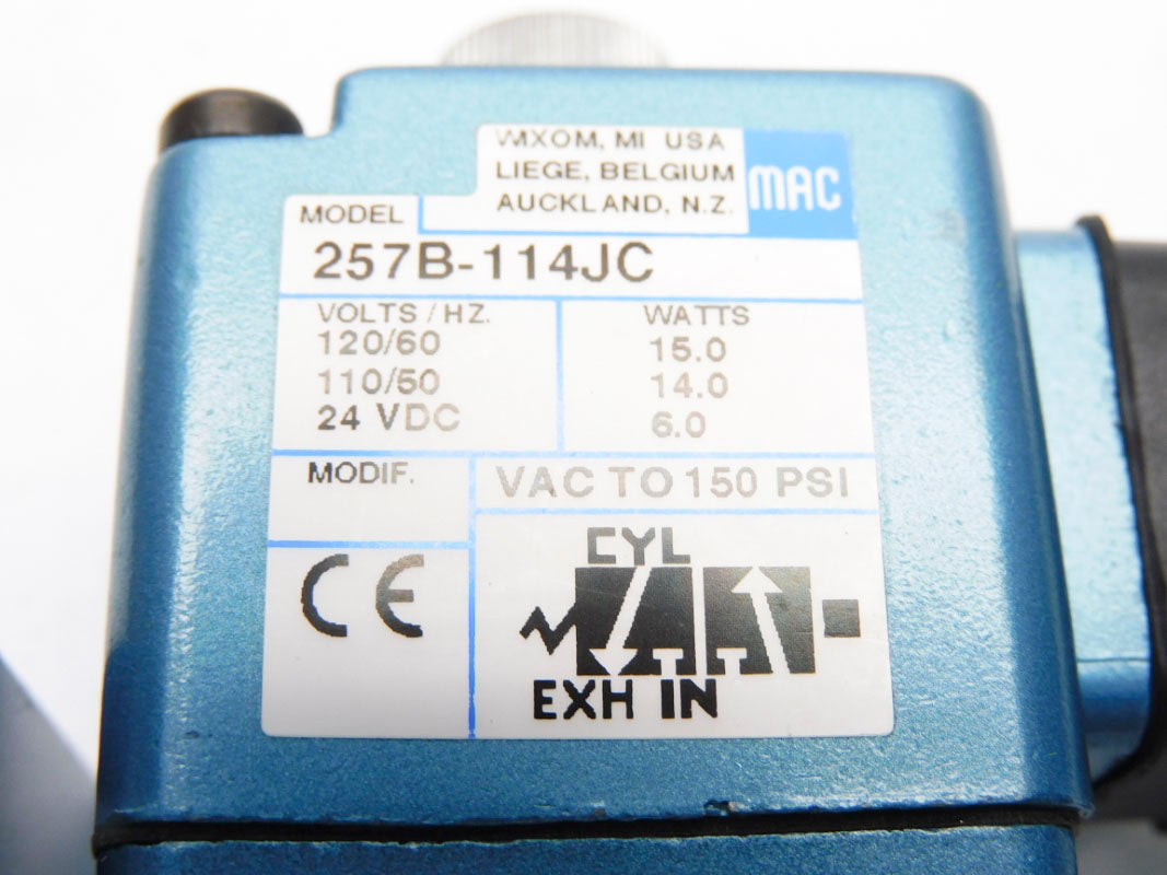 MAC 257B-114JC 110/120V 150PSI NSNP