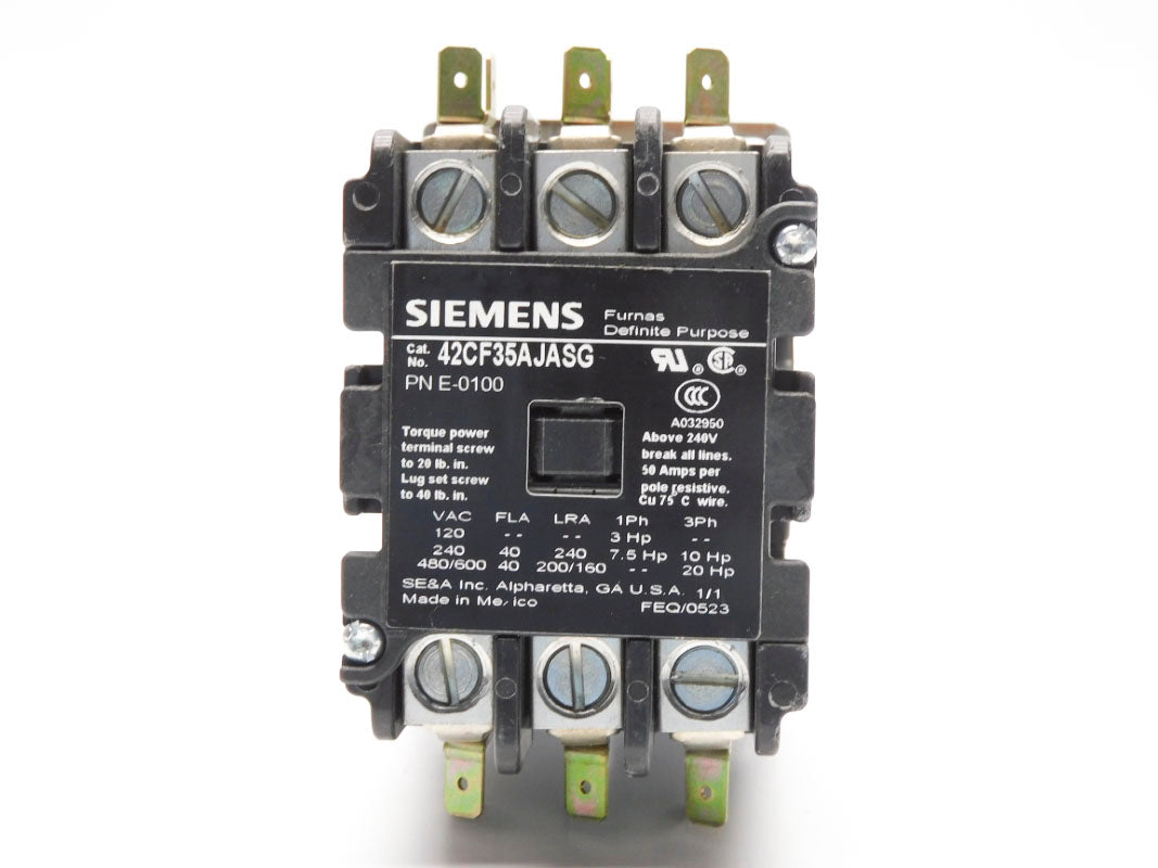 SIEMENS 42CF35AJASG 120/240V NSNP