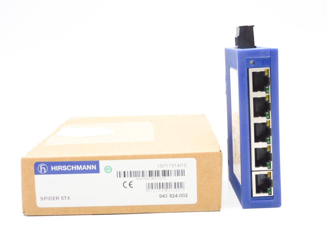HIRSCHMANN SPIDER5TX 943824-002 9.6-32VDC NSMP