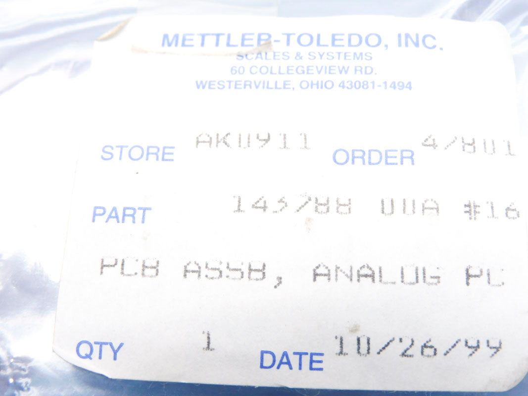 METTLER TOLEDO 14378800A NSNP