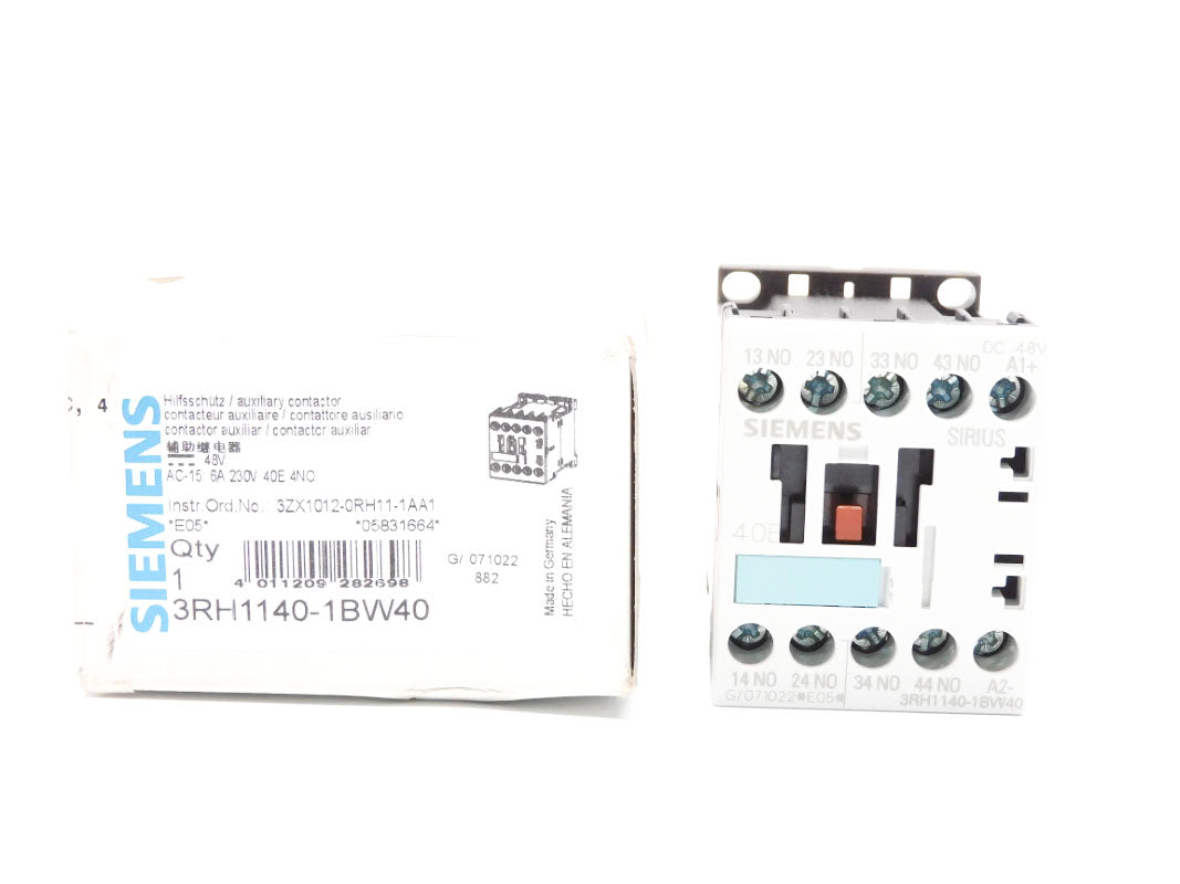 SIEMENS 3RH1140-1BW40 48V NSMP
