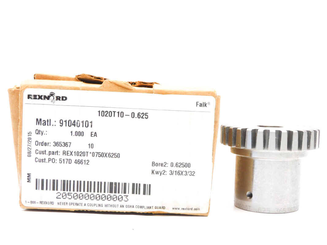 REXNORD 1020T10-0.625 91040101 NSMP