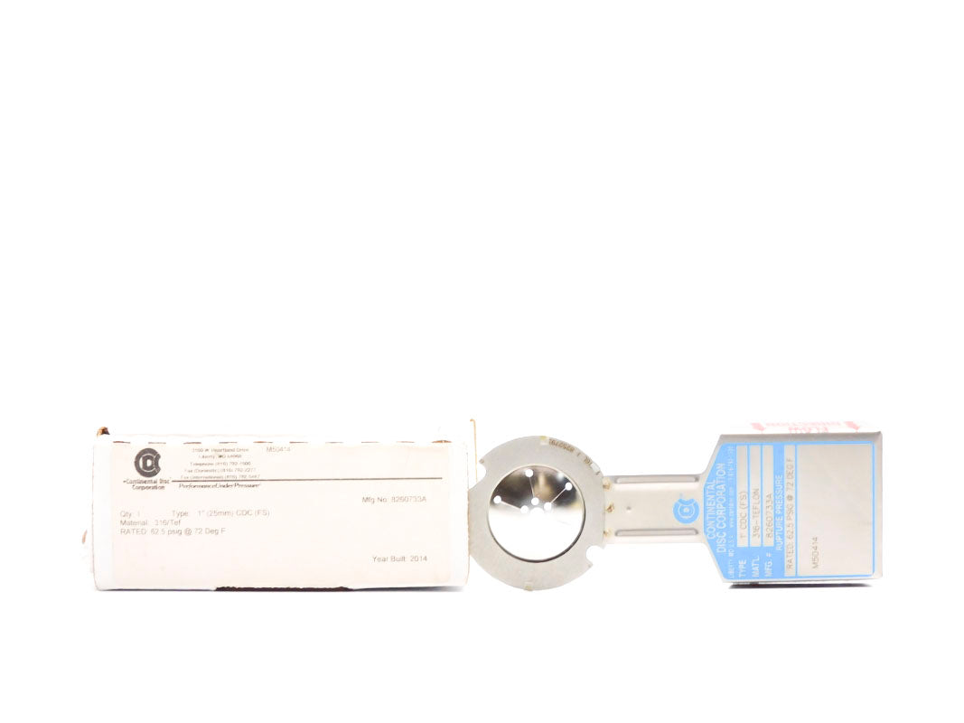 CONTINENTAL CORP. 8260733A 62.5PSIG NSMP