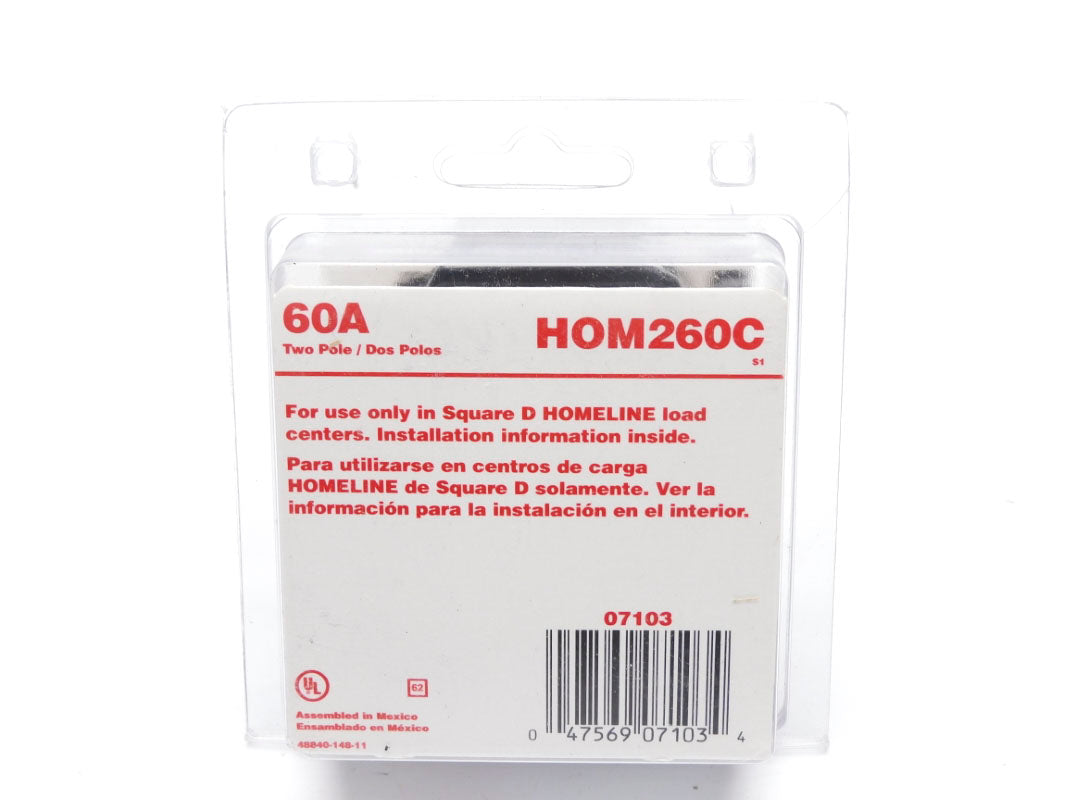 SQUARE D HOM260C 120/240V 60A NSMP