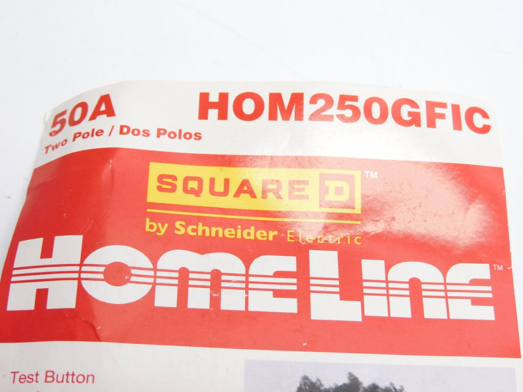 SQUARE D HOM250GFIC 120/240V 50A UNMP