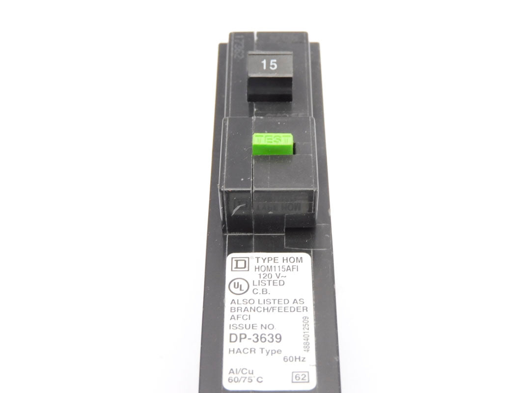 SQUARE D HOM115AFIC 15A 120V UNMP