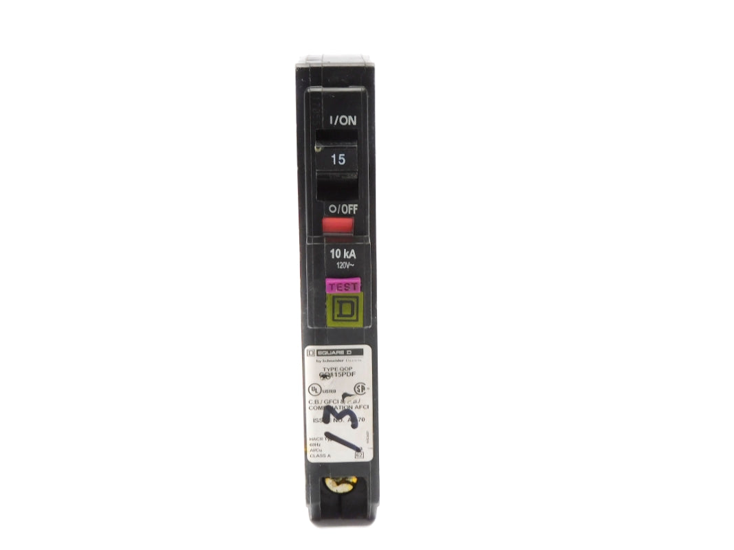 SQUARE D QO115PDF 15A 120V UNMP