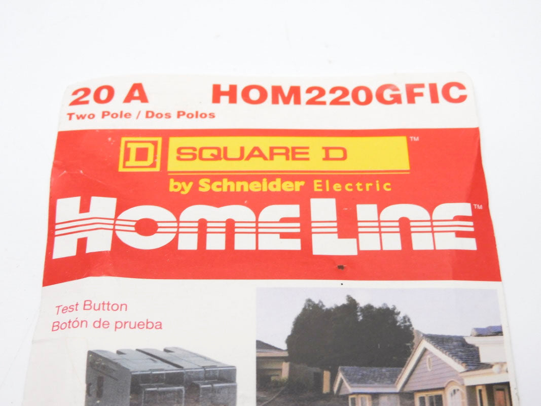 SQUARE D HOM220GFIC 120/240V 20A UNMP
