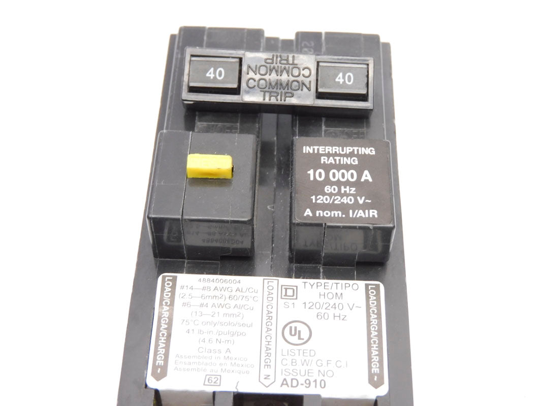 SQUARE D HOM240GFIC 120/240V 40A NSMP