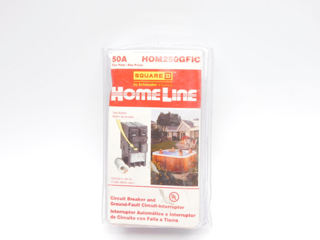 SQUARE D HOM250GFIC 120/240V 50A NSMP