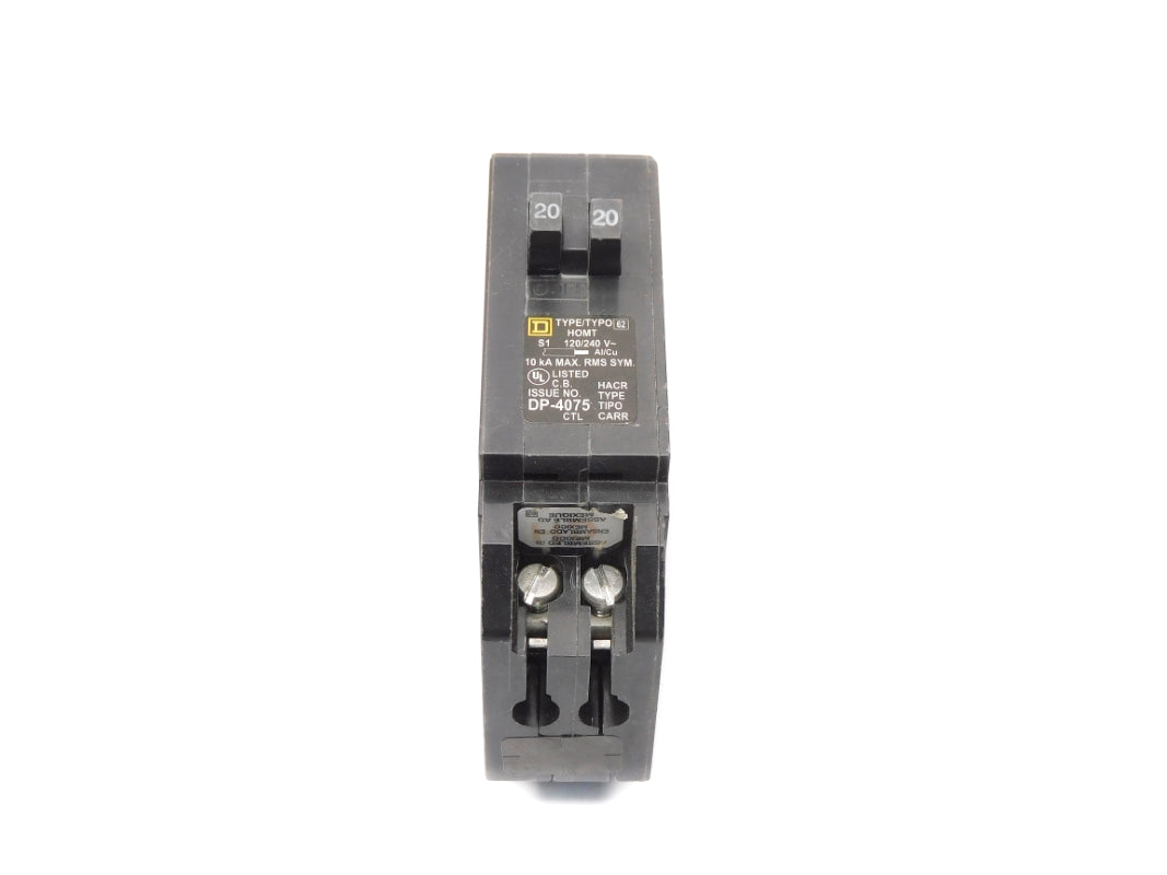 SQUARE D HOMT2020 20-20A 120/240V UNMP