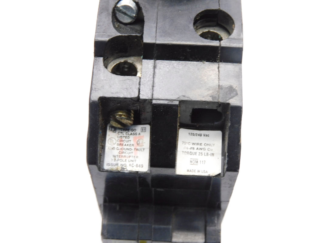 SQUARE D QO250GFIC 50A 120/240V (10K AIC) UNMP