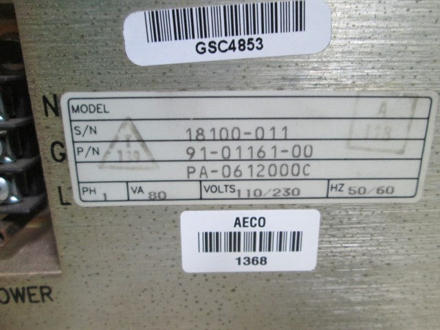 MODICON MONITOR 91-01161-00 *USED*
