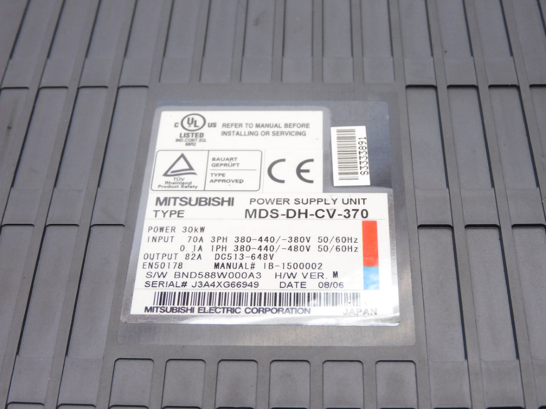 MITSUBISHI MDS-DH-CV-370 480V 70A (AS PICTURED) UNMP