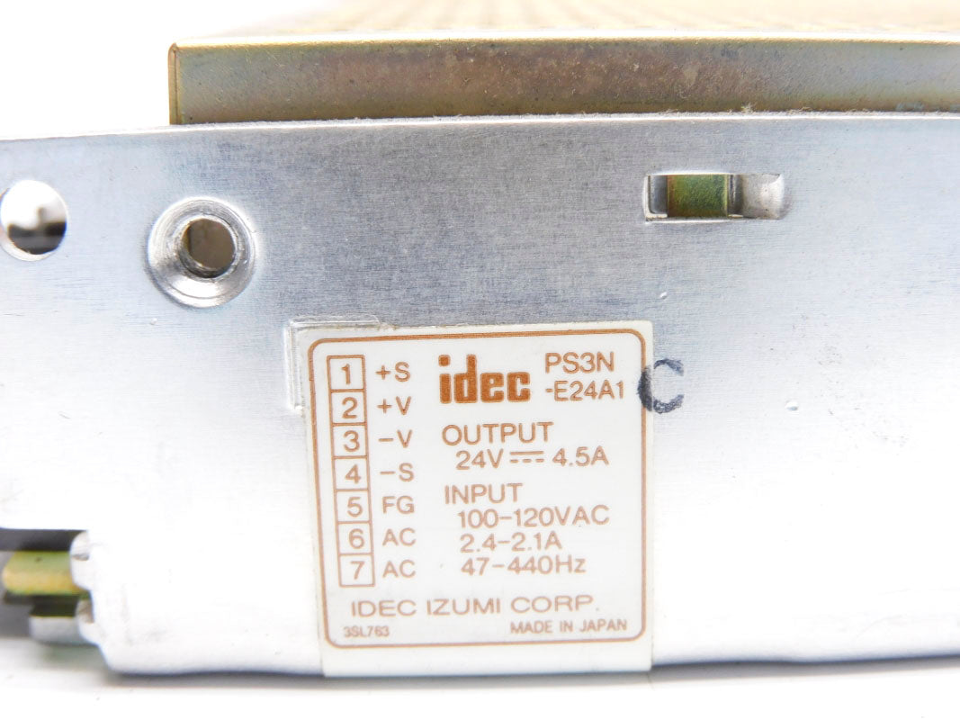 IDEC PS3N-E24A1 120VAC 2.4A NSNP
