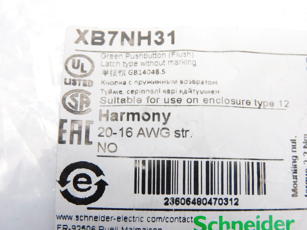 SCHNEIDER ELECTRIC XB7NH31 NSNP