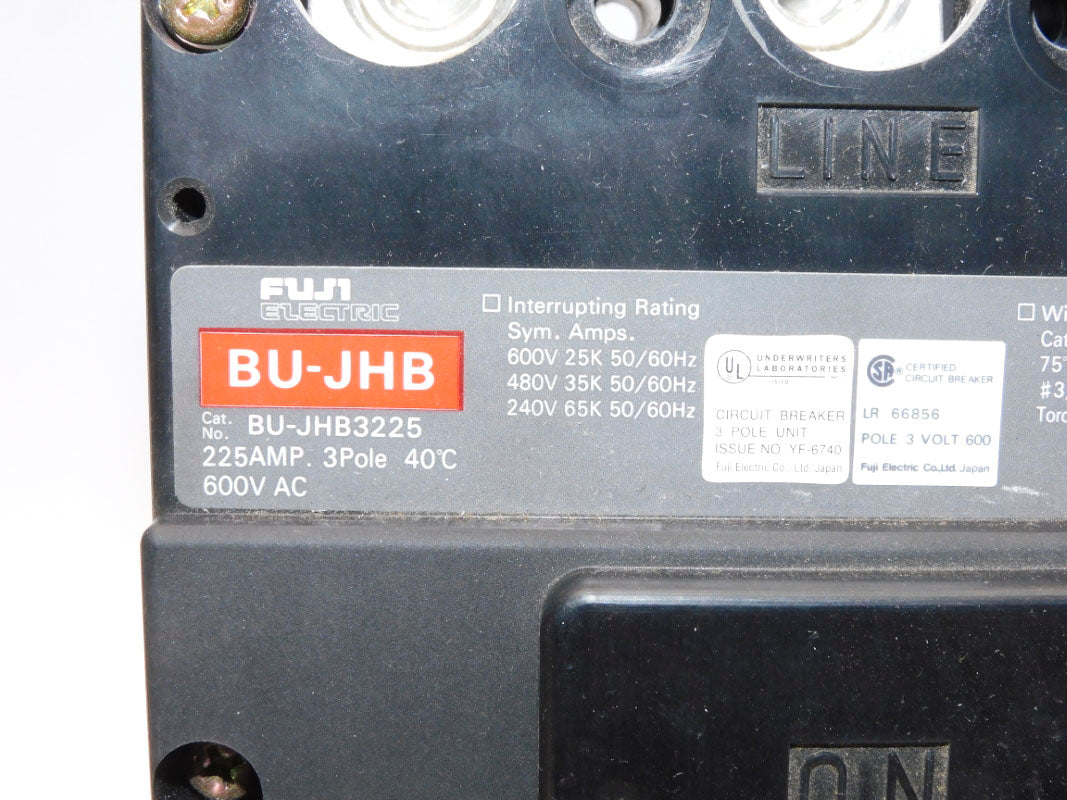 FUJI ELECTRIC BU-JHB3225 225A 600V NSMP