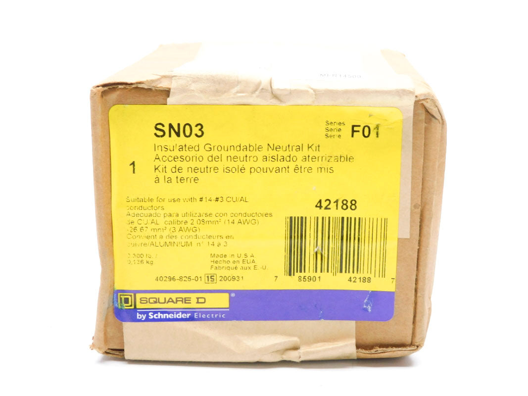SQUARE D SN03 SER. F01 NSFS