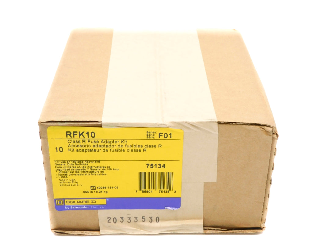 SQUARE D RFK10 SER. F01 100A (PKG OF 10) NSFS