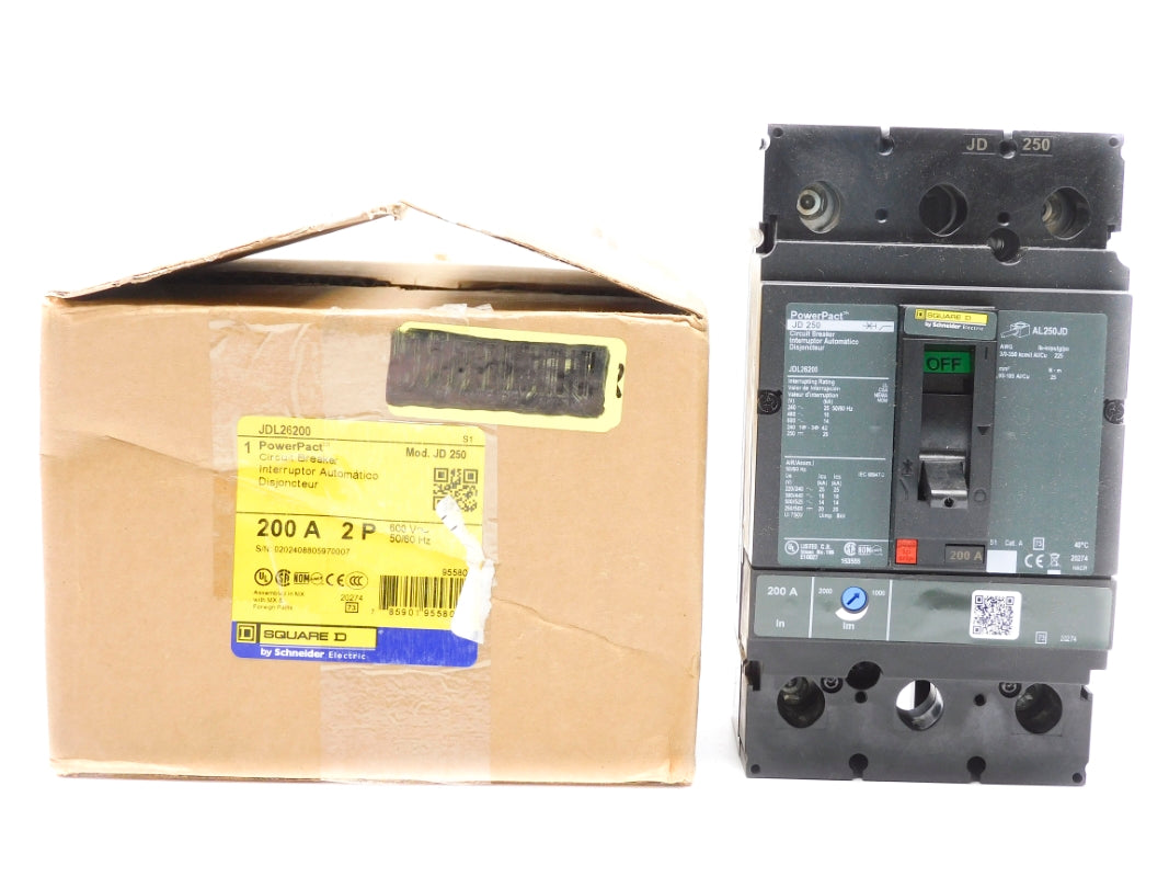 SQUARE D JDL26200 600V 200A NSMP