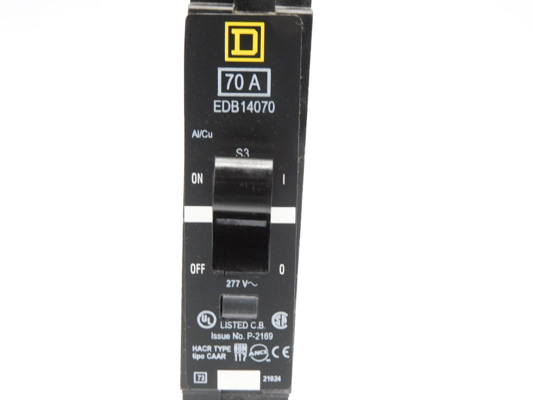 SQUARE D EDB14070 70A 277V NSMP