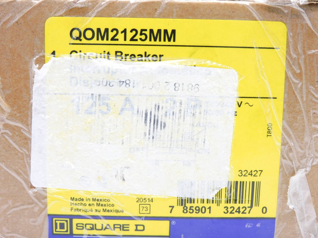 SQUARE D QOM2125MM 120/240V 125A NSFS