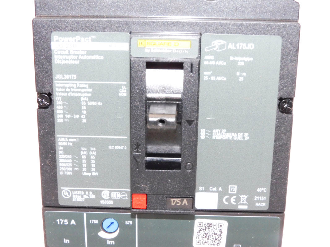 SQUARE D JGL36175 600V 175A NSMP