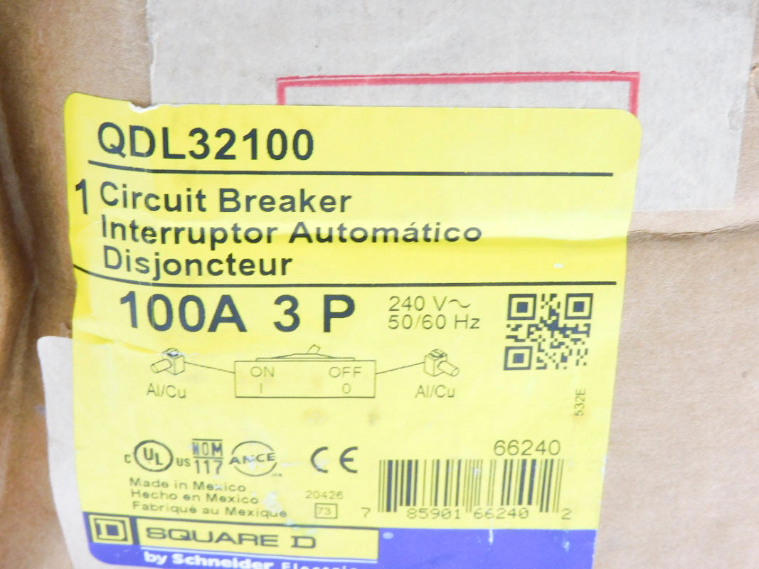 SQUARE D QDL32100 240V 100A  NSMP