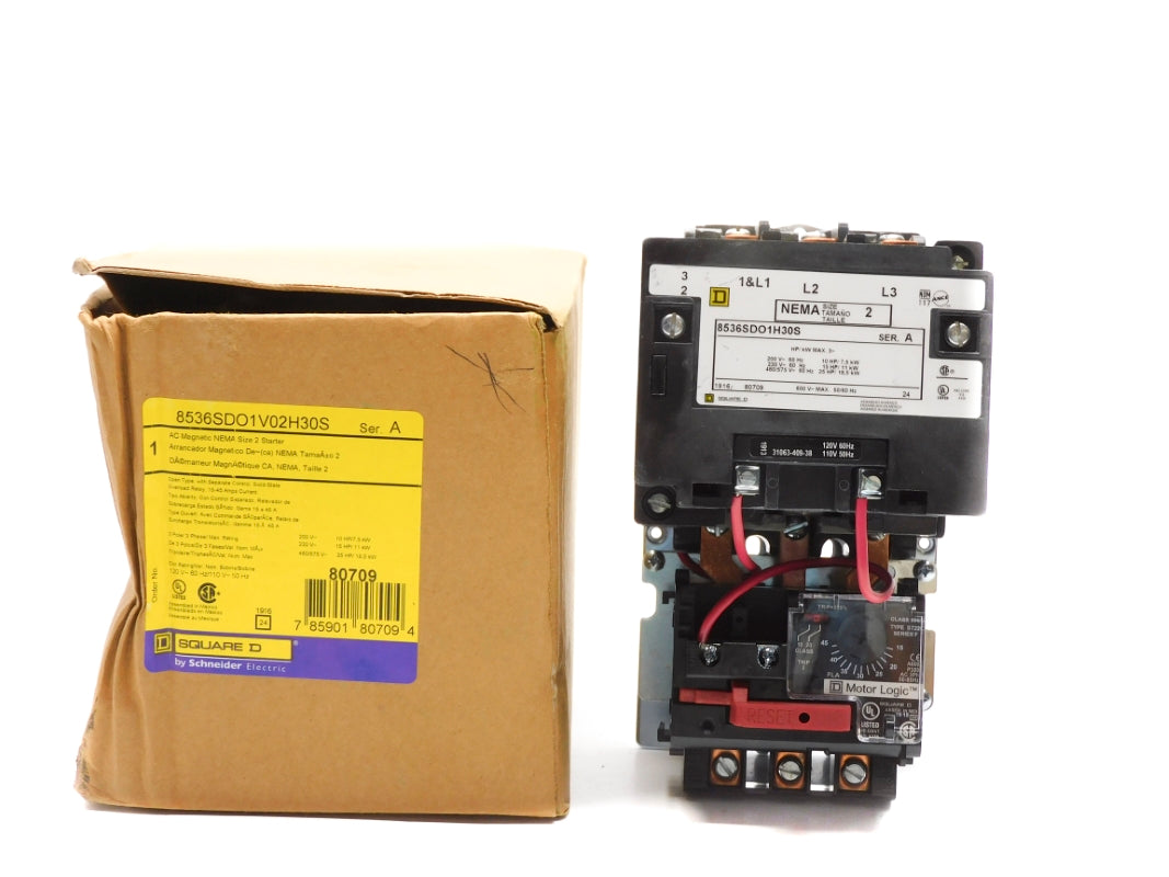 SQUARE D 8536SDO1V02H30S SER. A 120V 45A NSMP