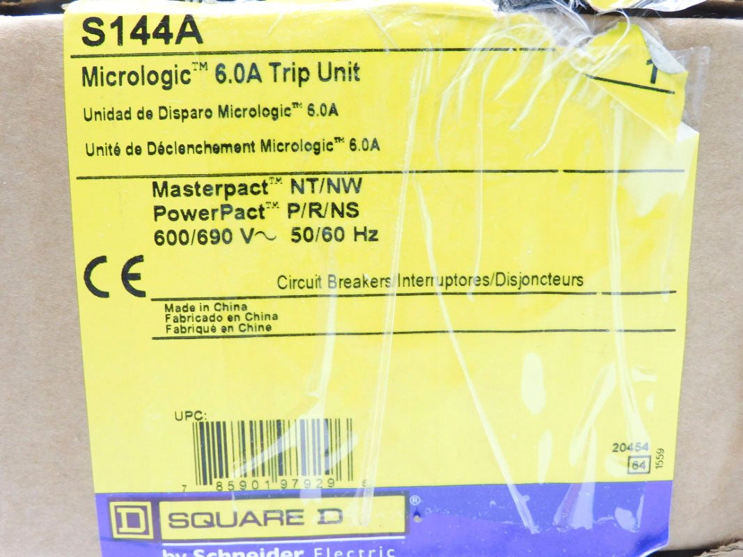 SQUARE D S144A 600/690V 6.0A NSMP