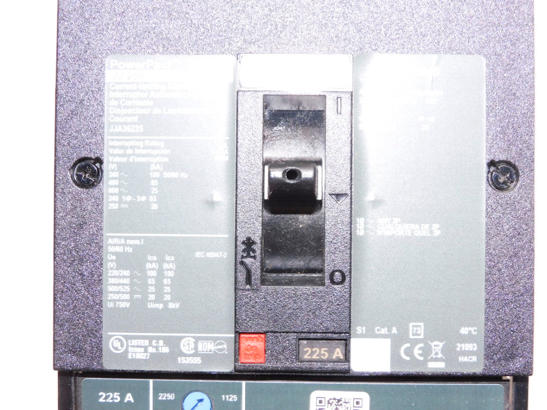 SQUARE D JJA36225 225A 600V NSMP