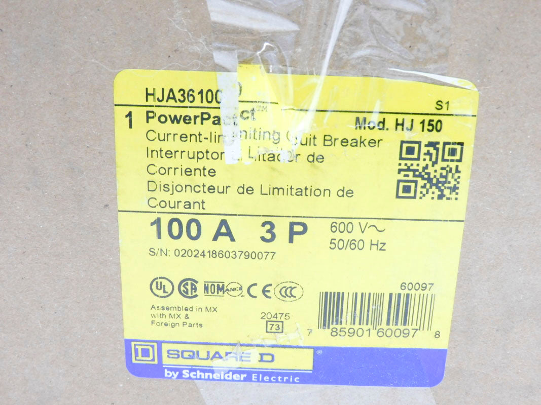 SQUARE D HJA36100 600V 100A NSMP