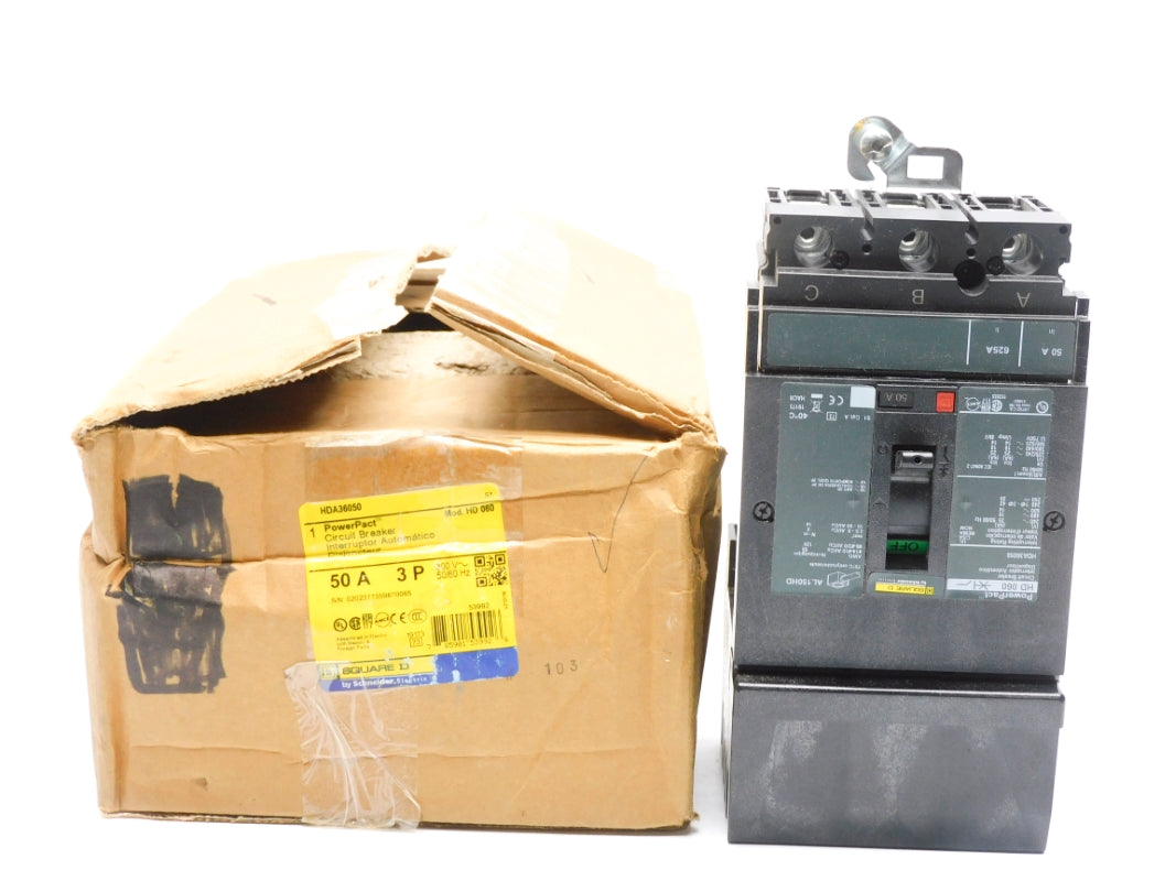 SQUARE D HDA36050 600V 50A NSMP