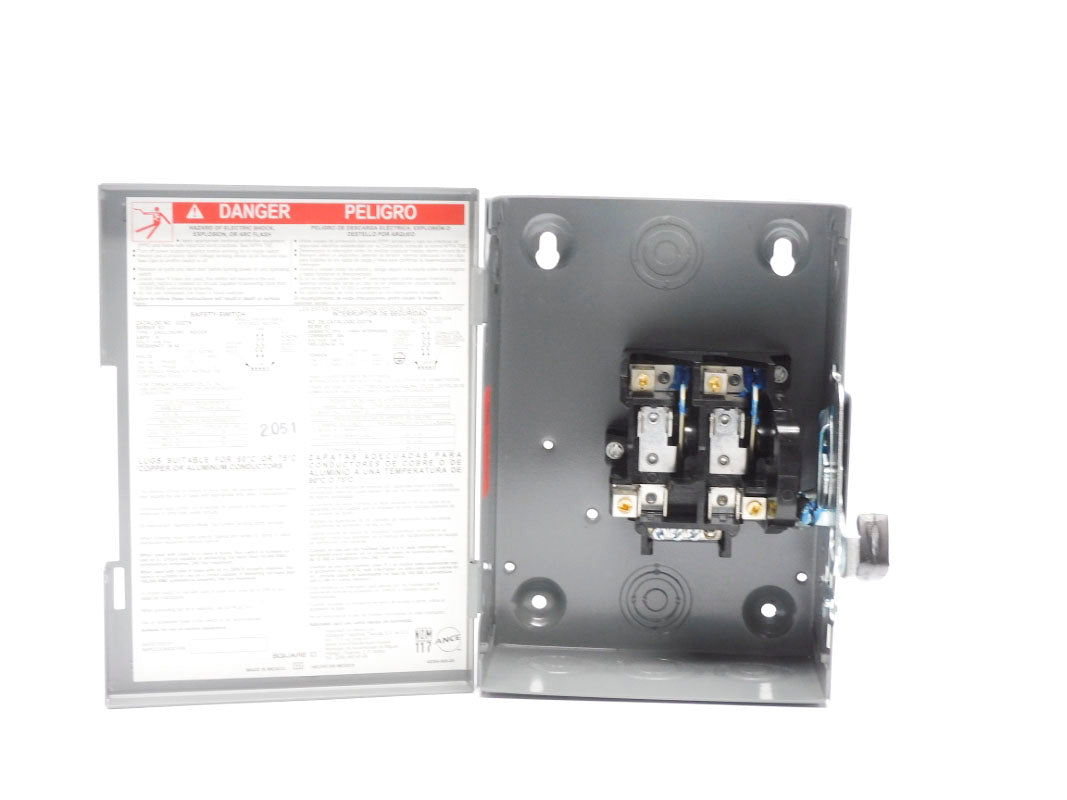 SQUARE D D221NCP SER. E03 120/240V 30A  (AS PICTURED) NSMP