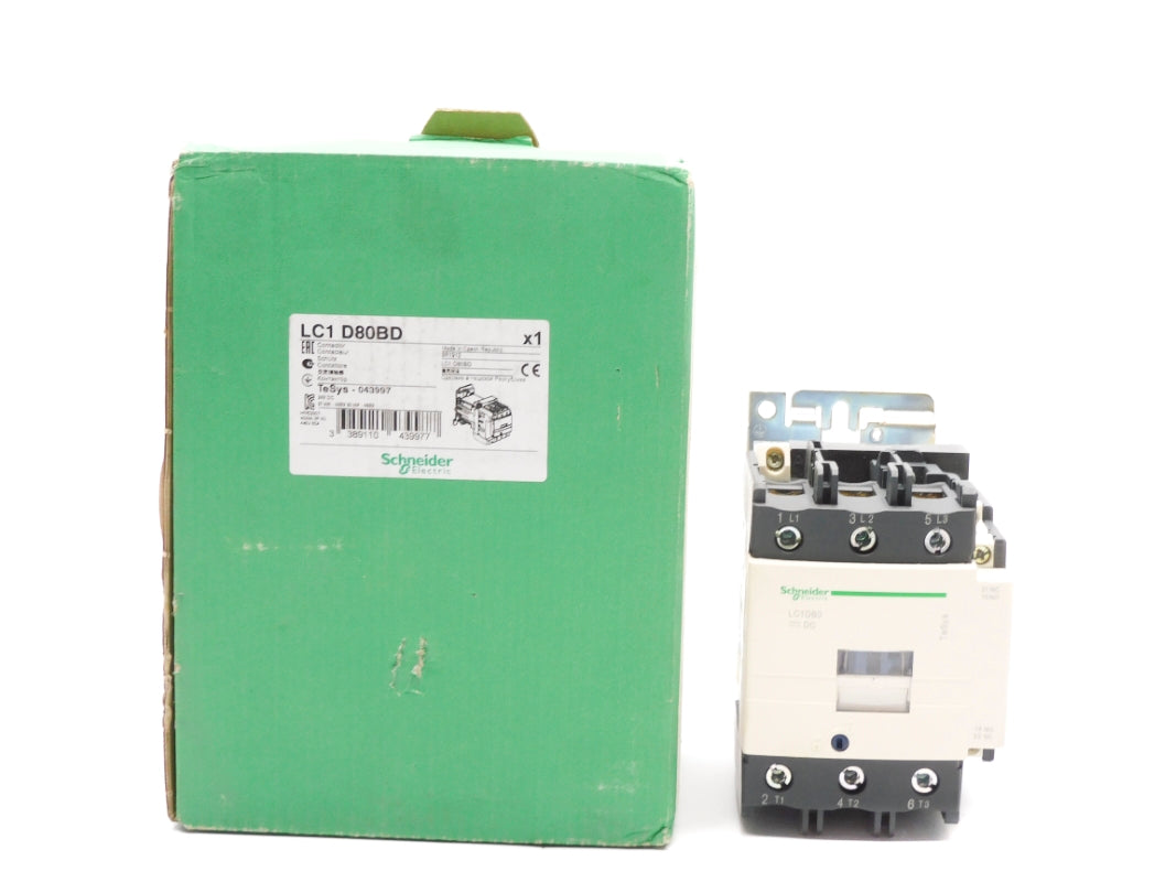 SCHNEIDER ELECTRIC LC1D80BD 24VDC NSMP