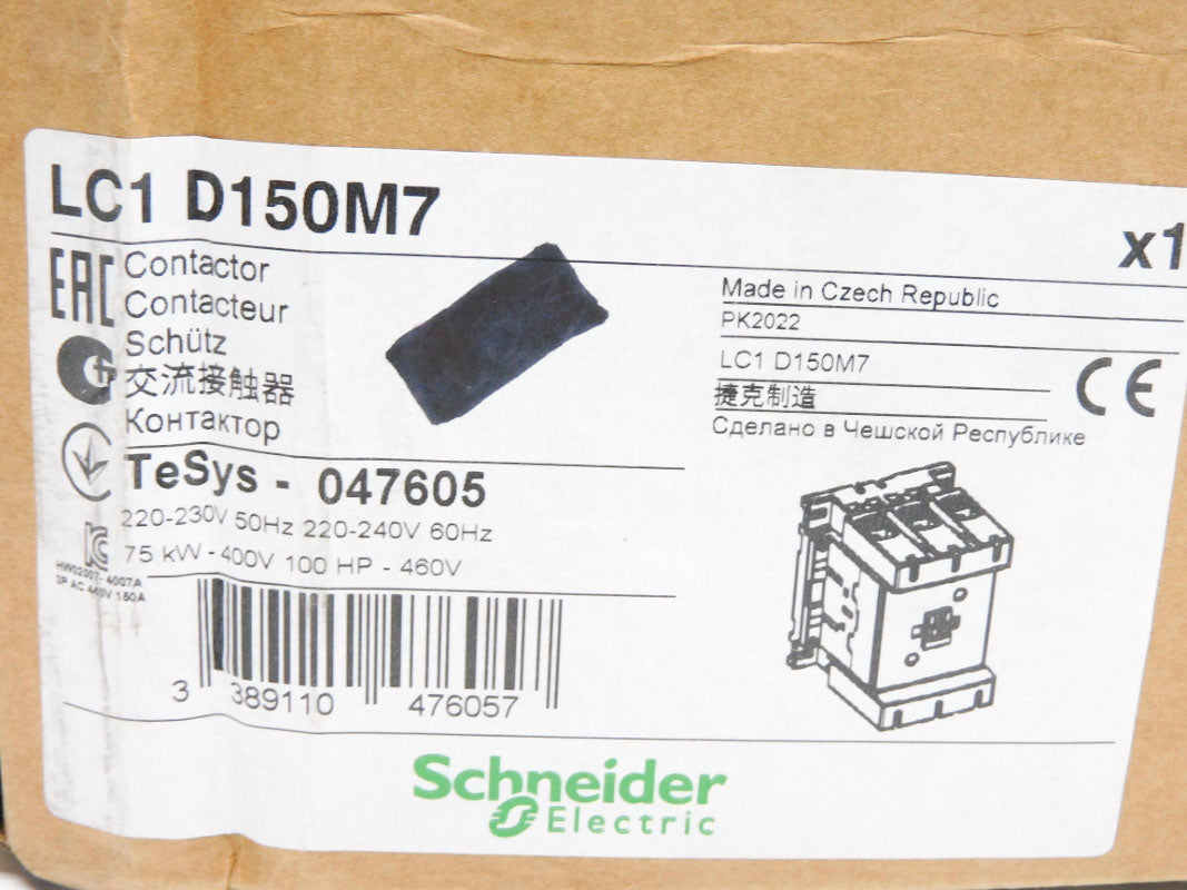 SCHNEIDER ELECTRIC LC1D150M7 230V NSMP