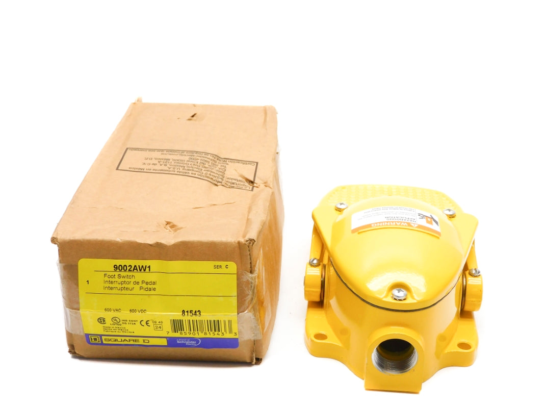 SQUARE D 9002AW1 SER. C 600VAC/DC NSMP