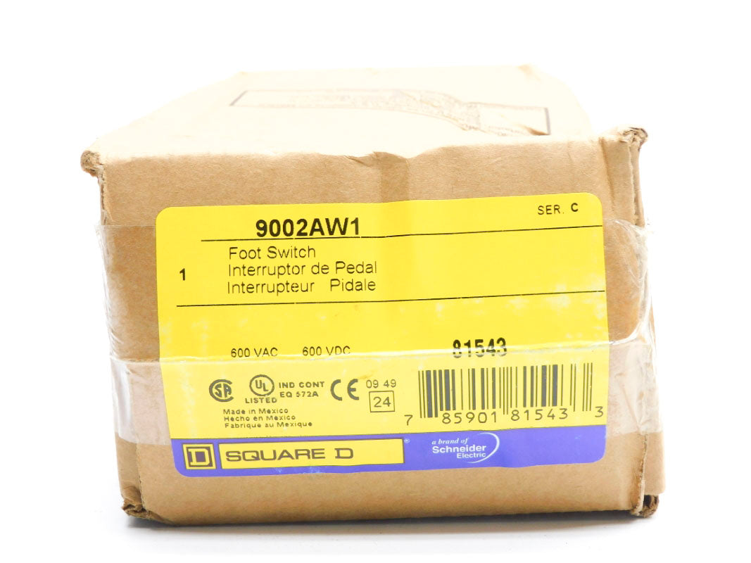 SQUARE D 9002AW1 SER. C 600VAC/DC NSMP